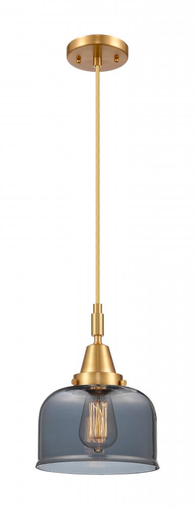 Bell - 1 Light - 8 inch - Satin Gold - Mini Pendant