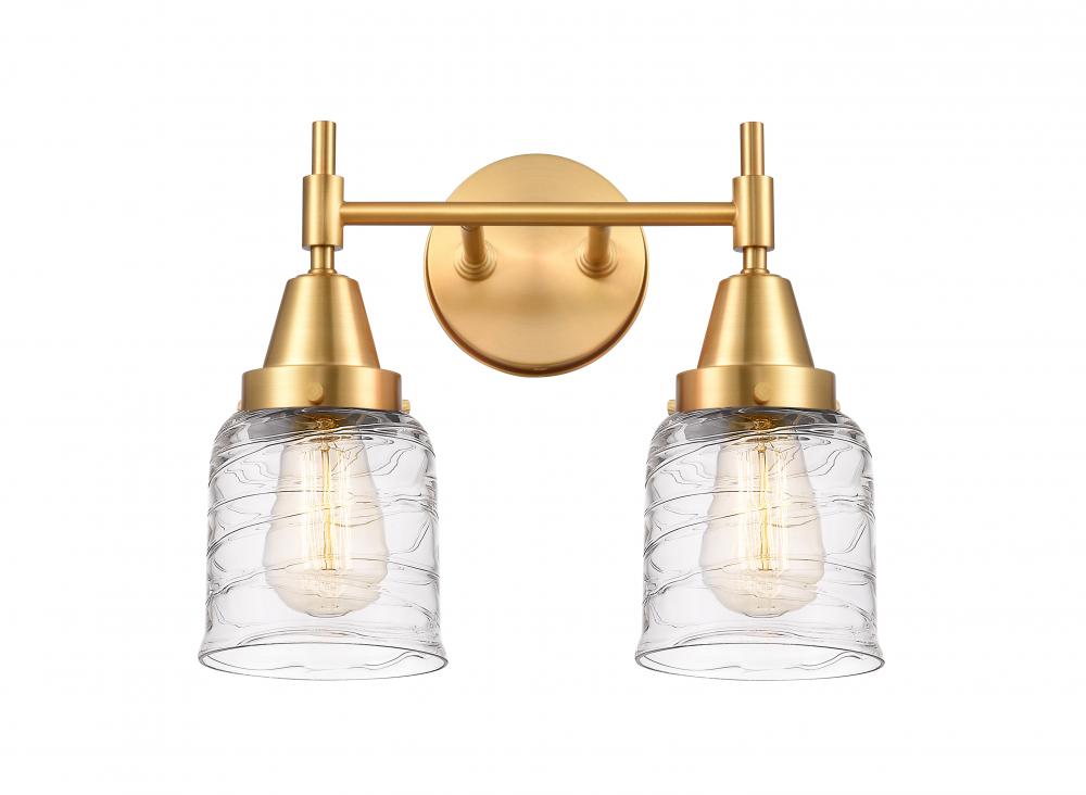 Caden - 2 Light - 14 inch - Satin Gold - Bath Vanity Light