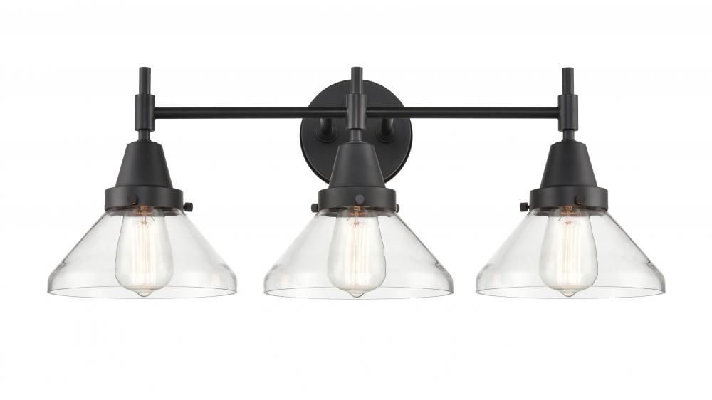 Caden - 3 Light - 26 inch - Matte Black - Bath Vanity Light