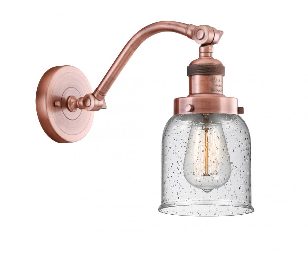 Bell - 1 Light - 5 inch - Antique Copper - Adjustable Sconce