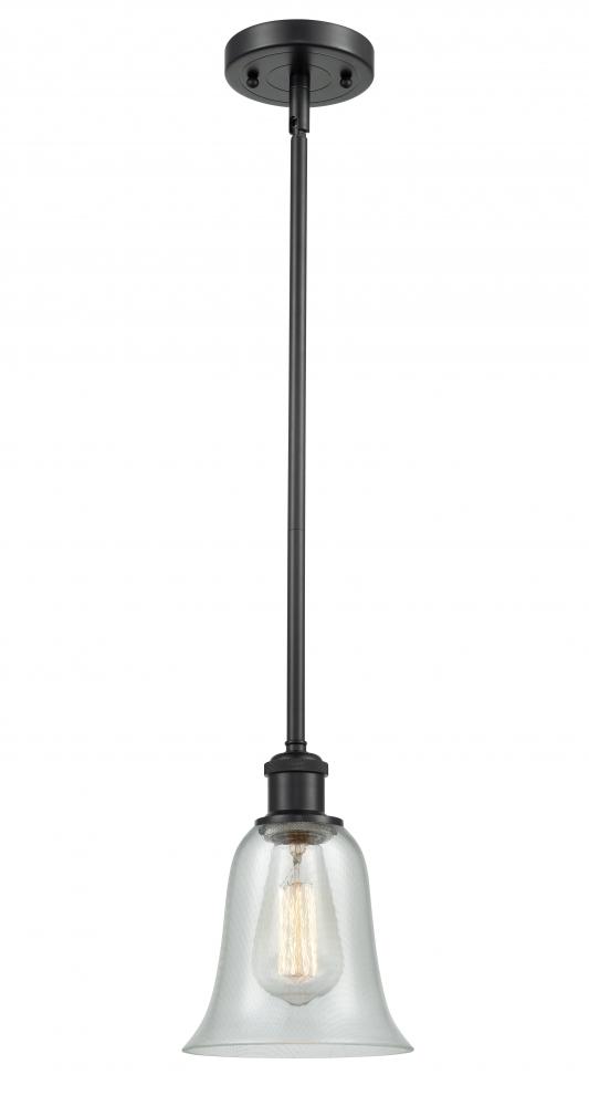 Hanover - 1 Light - 6 inch - Matte Black - Mini Pendant