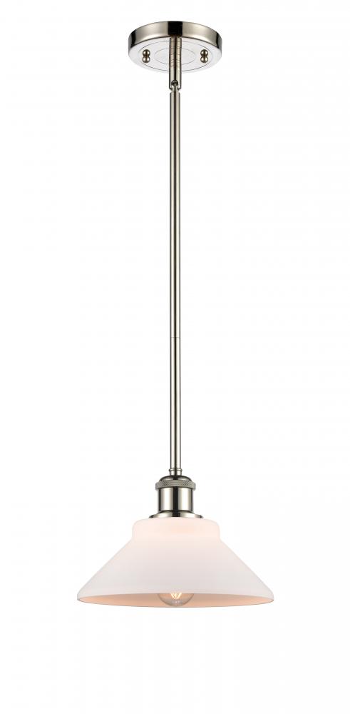 Orwell - 1 Light - 8 inch - Polished Nickel - Mini Pendant