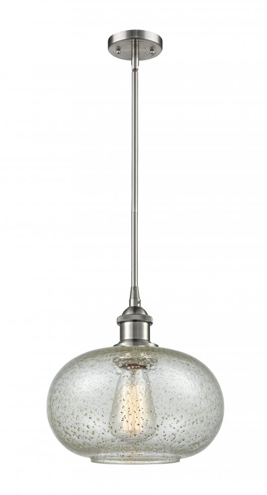 Gorham - 1 Light - 10 inch - Brushed Satin Nickel - Mini Pendant