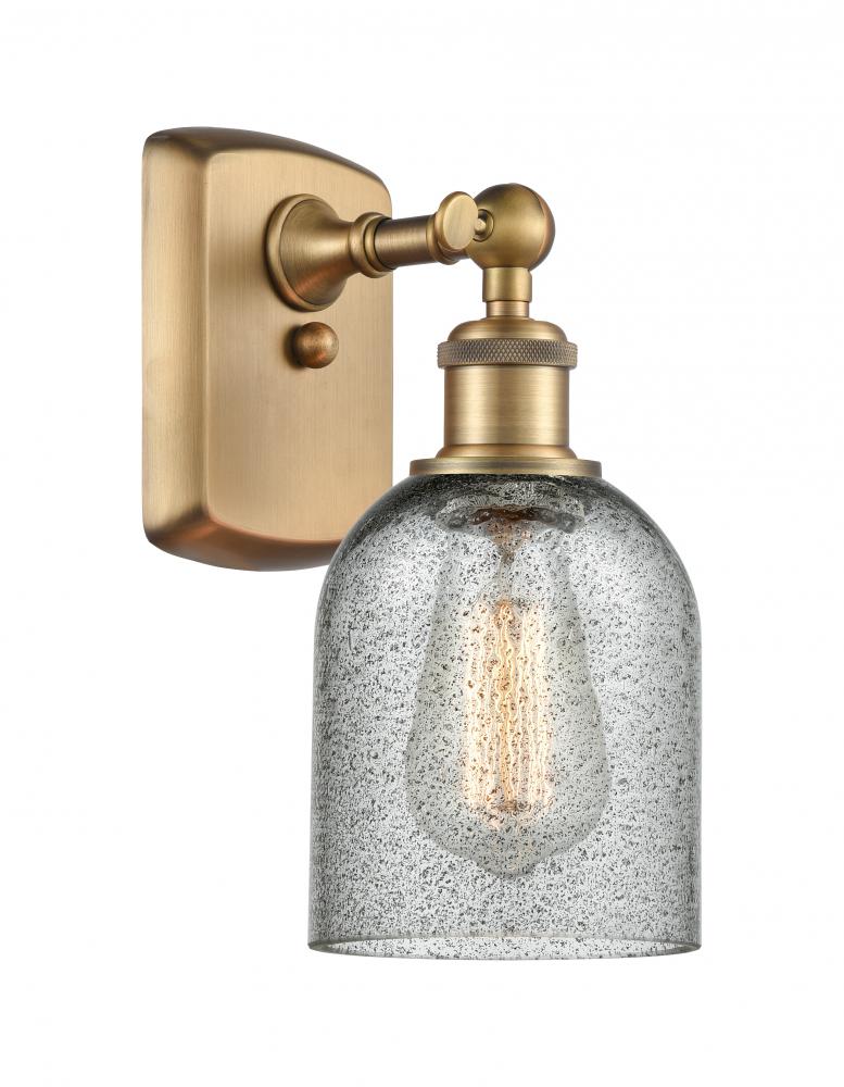 Caledonia - 1 Light - 5 inch - Brushed Brass - Sconce