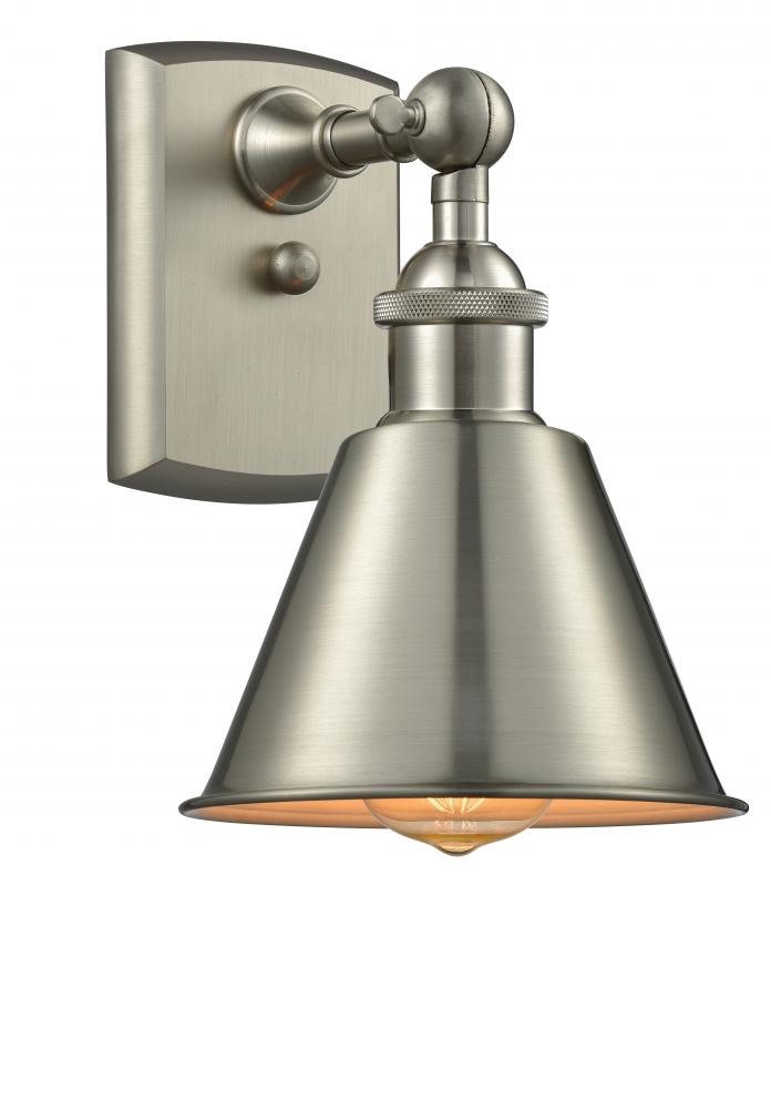 Smithfield - 1 Light - 7 inch - Brushed Satin Nickel - Sconce