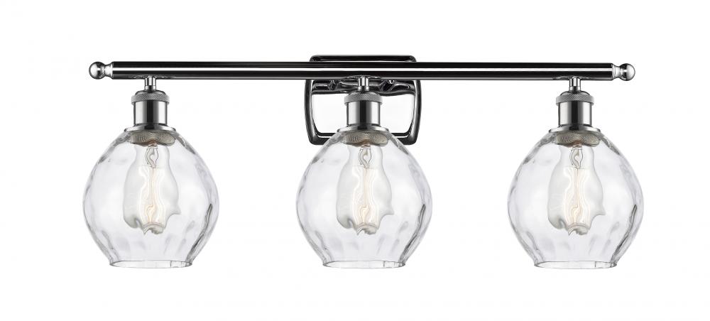 Waverly - 3 Light - 26 inch - Polished Chrome - Bath Vanity Light