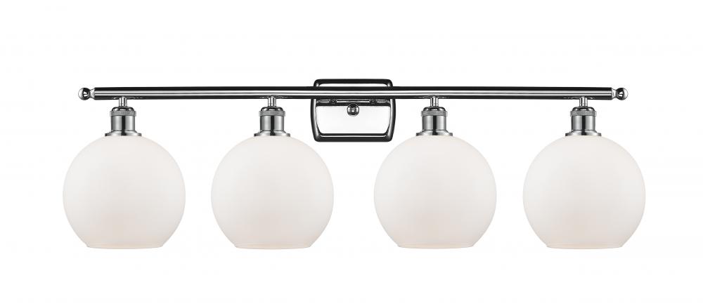 Athens - 4 Light - 38 inch - Polished Chrome - Bath Vanity Light