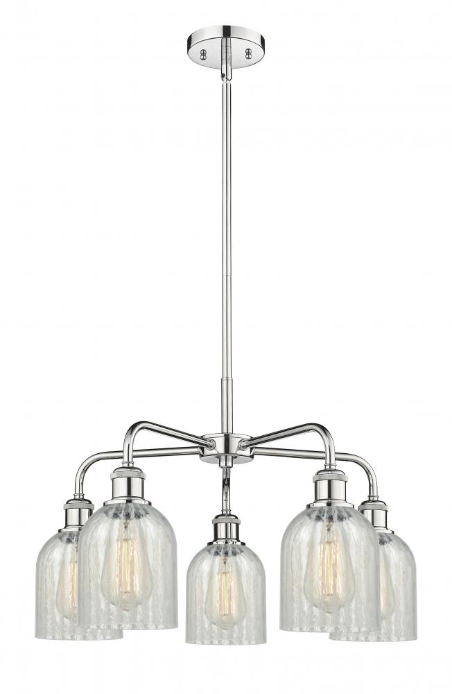 Caledonia - 5 Light - 23 inch - Polished Chrome - Chandelier