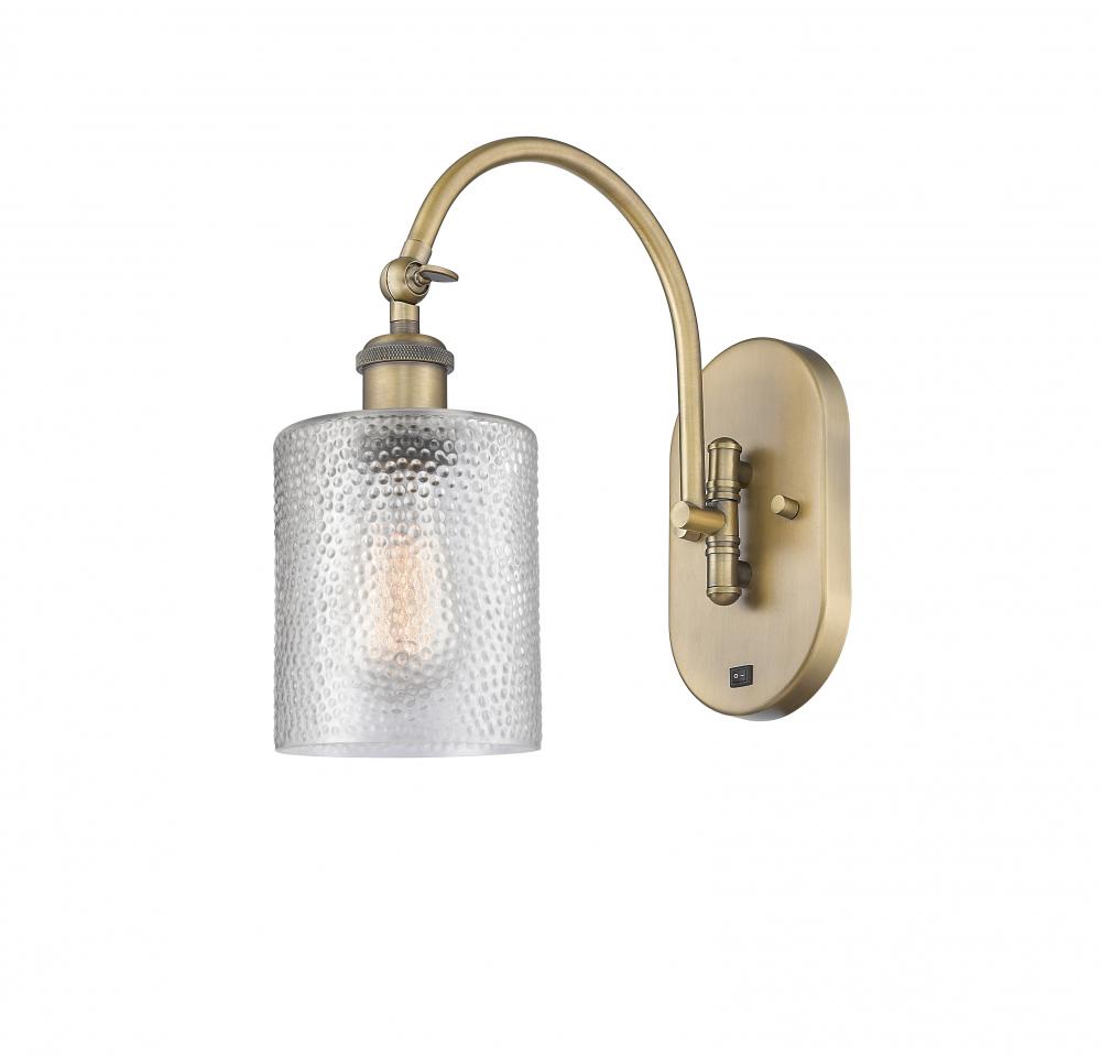 Cobbleskill - 1 Light - 5 inch - Brushed Brass - Sconce