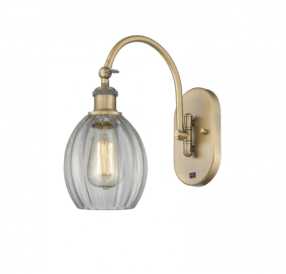 Eaton - 1 Light - 6 inch - Brushed Brass - Sconce