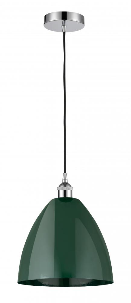 Plymouth - 1 Light - 12 inch - Polished Chrome - Cord hung - Mini Pendant