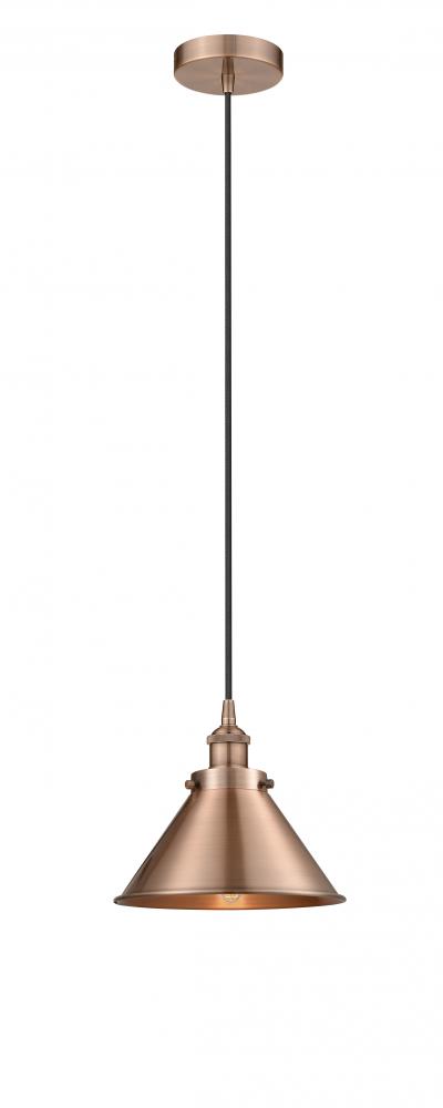 Edison - 1 Light - 10 inch - Antique Copper - Mini Pendant