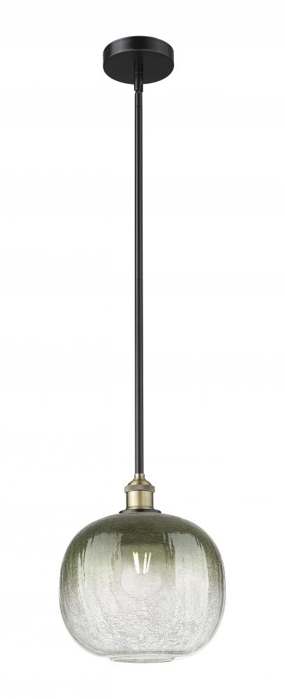 Brookhaven Sphere - 1 Light - 11 inch - Black Antique Brass - Stem hung - Mini Pendant