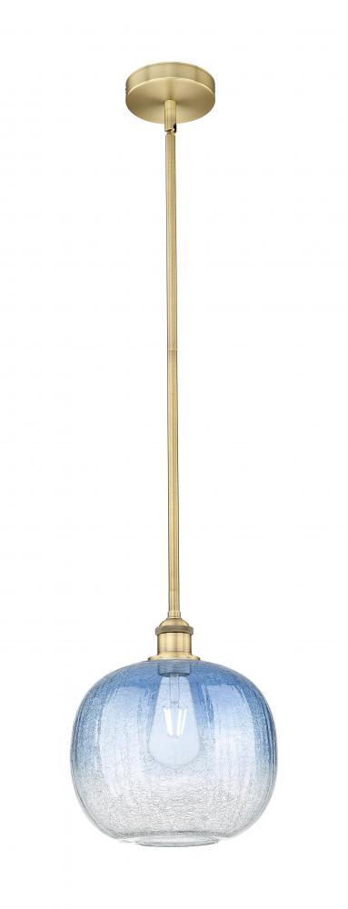 Brookhaven Sphere - 1 Light - 11 inch - Brushed Brass - Stem hung - Mini Pendant