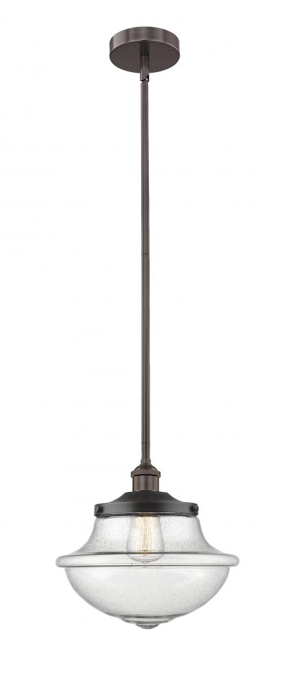 Oxford - 1 Light - 12 inch - Oil Rubbed Bronze - Cord hung - Mini Pendant