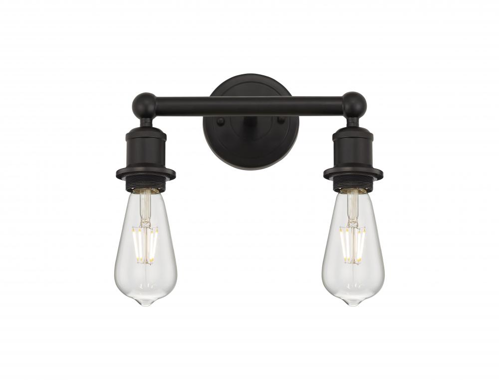 Edison - 2 Light - 11 inch - Oil Rubbed Bronze - Bath Vanity Light