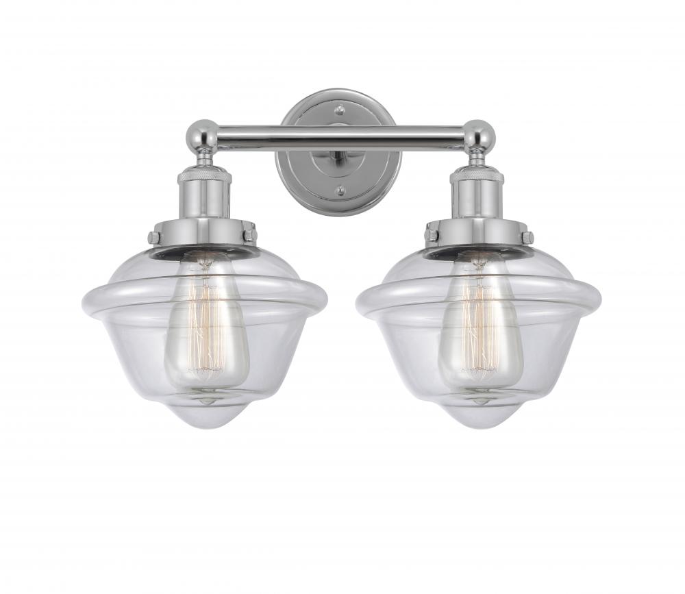 Oxford - 2 Light - 16 inch - Polished Chrome - Bath Vanity Light