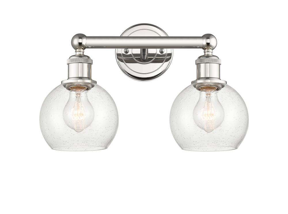 Athens - 2 Light - 15 inch - Polished Nickel - Bath Vanity Light