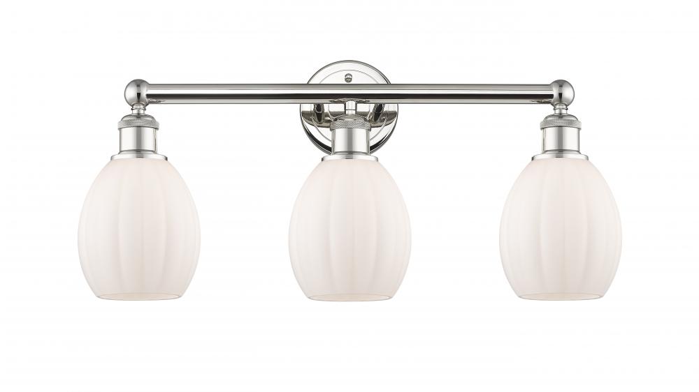 Eaton - 3 Light - 24 inch - Polished Nickel - Bath Vanity Light