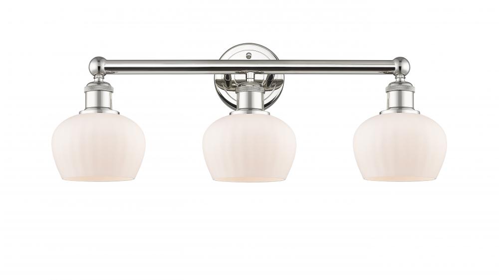 Fenton - 3 Light - 25 inch - Polished Nickel - Bath Vanity Light