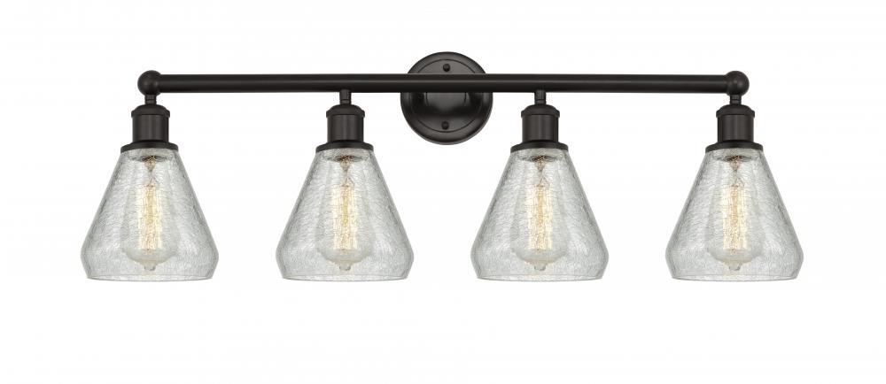 Conesus - 4 Light - 33 inch - Oil Rubbed Bronze - Bath Vanity Light