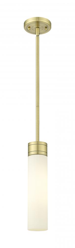 Boreas - 1 Light - 3 inch - Antique Brass - Stem Hung - Mini Pendant