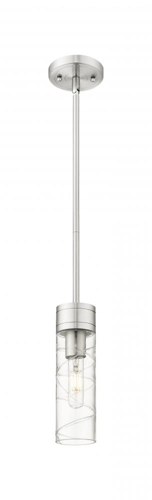 Boreas - 1 Light - 3 inch - Satin Nickel - Stem Hung - Mini Pendant