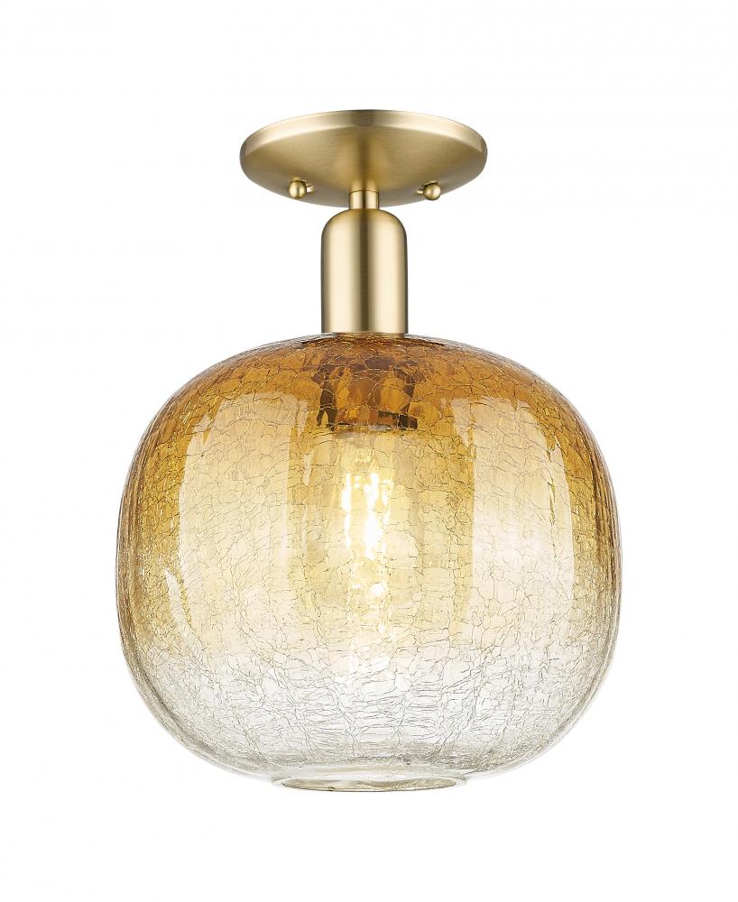 Brookhaven Sphere - 1 Light - 6 inch - Champagne Bronze - Semi-Flush Mount