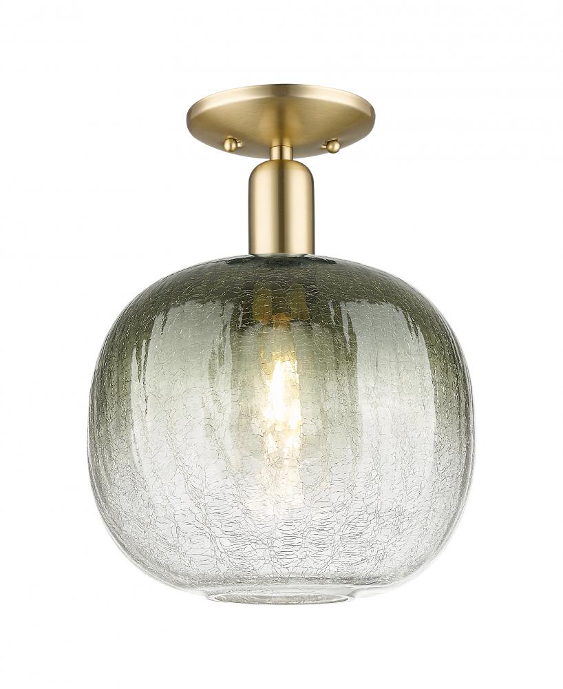 Brookhaven Sphere - 1 Light - 6 inch - Champagne Bronze - Semi-Flush Mount