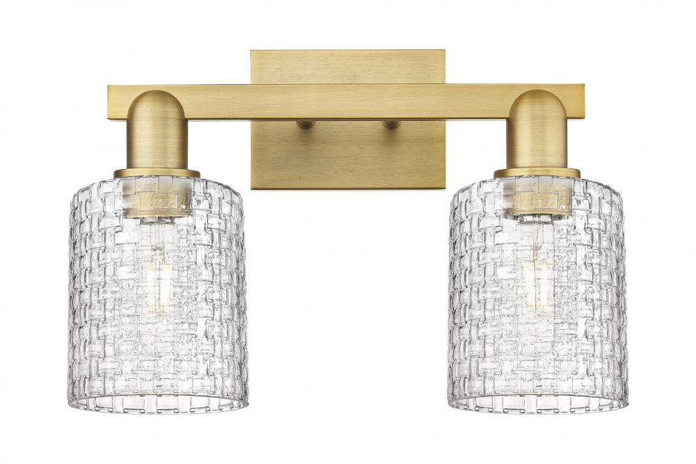 Cobbleskill - 2 Light - 16 inch - Champagne Bronze - Bath Vanity Light