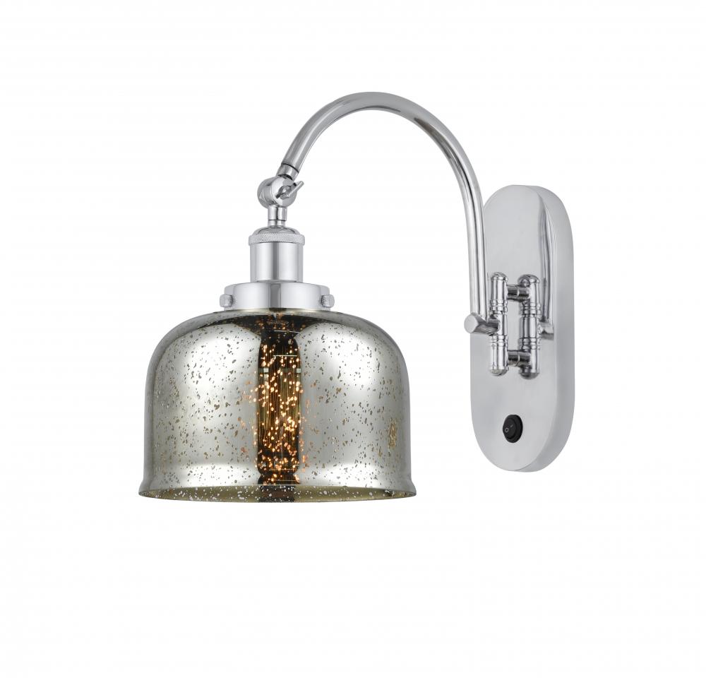Bell - 1 Light - 8 inch - Polished Chrome - Adjustable Swing Arm