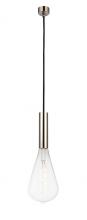 Innovations Lighting 198-1P-PN-BB125LED - Edison - 1 Light - 5 inch - Polished Nickel - Cord hung - Mini Pendant