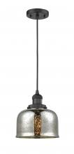 Innovations Lighting 201C-BK-G78 - Bell - 1 Light - 8 inch - Matte Black - Cord hung - Mini Pendant