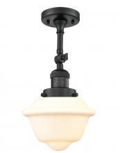 Innovations Lighting 201F-BK-G531 - Oxford - 1 Light - 7 inch - Matte Black - Adjustable Semi-Flush Mount