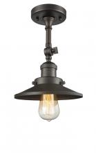 Innovations Lighting 201F-OB-M5-LED - Railroad - 1 Light - 8 inch - Oil Rubbed Bronze - Adjustable Semi-Flush Mount