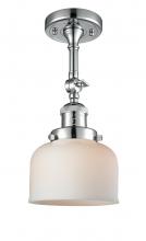 Innovations Lighting 201F-PC-G71-LED - Bell - 1 Light - 8 inch - Polished Chrome - Adjustable Semi-Flush Mount