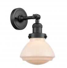 Innovations Lighting 203-BK-G321 - Olean - 1 Light - 7 inch - Matte Black - Sconce