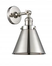 Innovations Lighting 203-PN-M13-PN-LED - Appalachian - 1 Light - 8 inch - Polished Nickel - Sconce