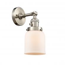 Innovations Lighting 203SW-SN-G51 - Bell - 1 Light - 5 inch - Brushed Satin Nickel - Sconce