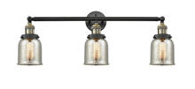 Innovations Lighting 205-BAB-G58 - Bell - 3 Light - 30 inch - Black Antique Brass - Bath Vanity Light