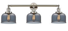 Innovations Lighting 205-PN-G73 - Bell - 3 Light - 32 inch - Polished Nickel - Bath Vanity Light