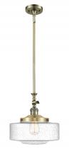 Innovations Lighting 206-AB-G694-12 - Bridgeton - 1 Light - 12 inch - Antique Brass - Stem Hung - Mini Pendant