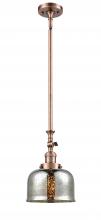 Innovations Lighting 206-AC-G78 - Bell - 1 Light - 8 inch - Antique Copper - Stem Hung - Mini Pendant