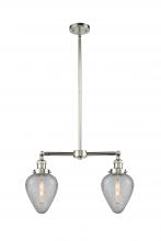 Innovations Lighting 209-PN-G165 - Geneseo - 2 Light - 21 inch - Polished Nickel - Stem Hung - Island Light