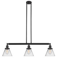 Innovations Lighting 213-OB-G42 - Cone - 3 Light - 40 inch - Oil Rubbed Bronze - Stem Hung - Island Light