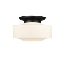 Innovations Lighting 221-1F-BK-G691-16 - Bridgeton - 1 Light - 16 inch - Matte Black - Flush Mount