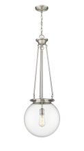 Innovations Lighting 221-1P-SN-G202-14 - Beacon - 1 Light - 14 inch - Satin Nickel - Chain Hung - Pendant