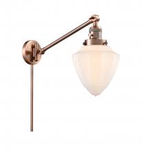 Innovations Lighting 237-AC-G661-7 - Bullet - 1 Light - 7 inch - Antique Copper - Swing Arm