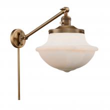 Innovations Lighting 237-BB-G541 - Oxford - 1 Light - 12 inch - Brushed Brass - Swing Arm