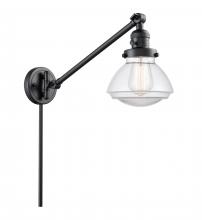 Innovations Lighting 237-BK-G322 - Olean - 1 Light - 9 inch - Matte Black - Swing Arm